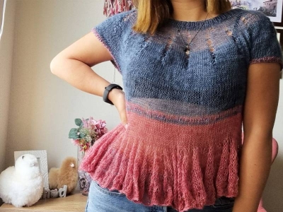 Un “tee” con mayu lace ❤